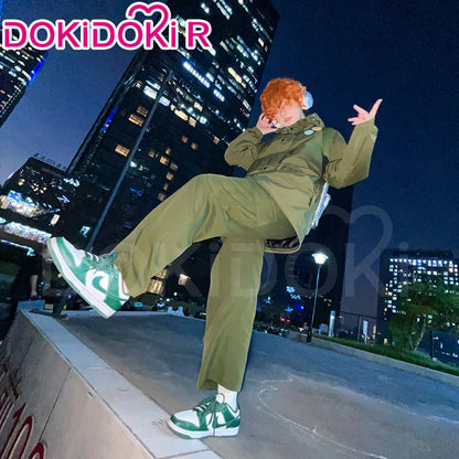 Brief Cosplay Costume Anime【S-2XL】Dokidoki-R Men Cosplay Geekboy Brief Backpack Panty Plus Size Male Cosplay