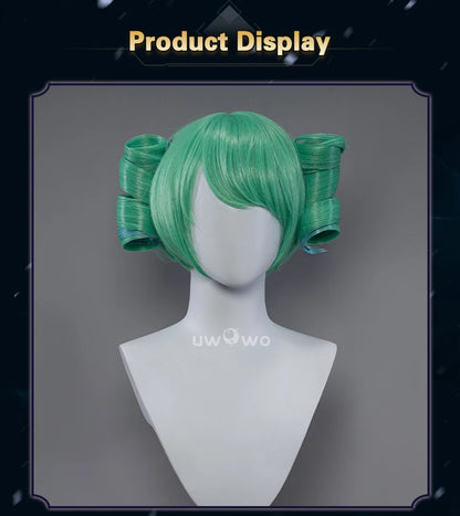 UWOWO League of Legends/LOL: Gwen Prestige Crystal Rose Wildd Rift WR ASU Cosplay Wig High Quality Light Green Hair