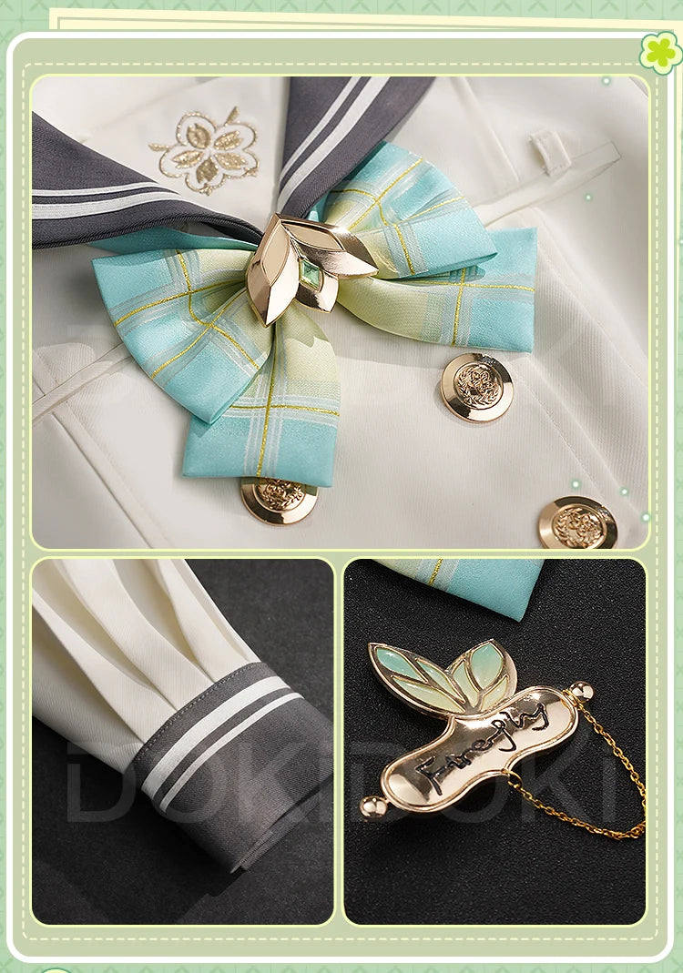 IN STOCK Firefly Cosplay Costume Game Honkai Star Rail DokiDoki-SR Women Cute JK Uniform HSR Firefly Spring Missive