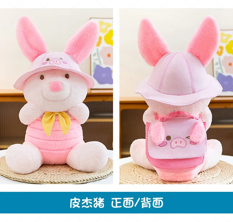 30/40/50cm Big Size Disney Stitch Anime Plush Stuffed Doll Kawaii PigletPlushies Room Decoration Children's Pillow Holiday Gifts