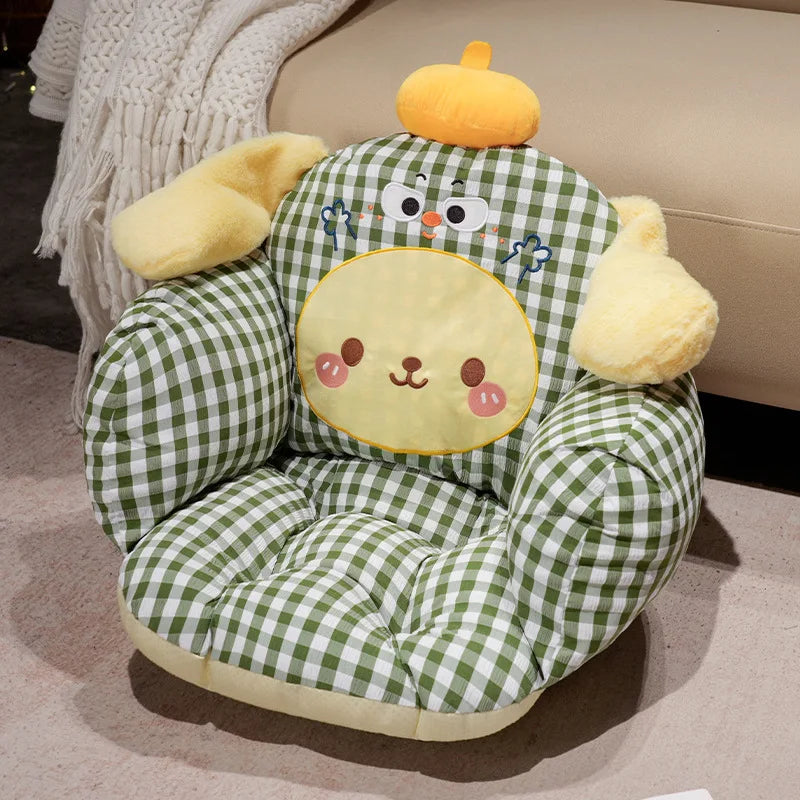 Comfortable Seat Cushion Kuromi My Melody Sitting Cushion For Chair Bay Window Japanese Style Cartoon Back Cushion Soft Comfort