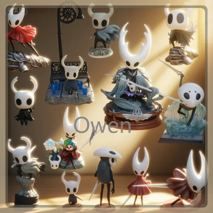 Cute Hornet Girl Action Game Hollow Knight:Silksong Figurine Quirrell Action Figures PVC Collection Decoration Model Toys Gifts