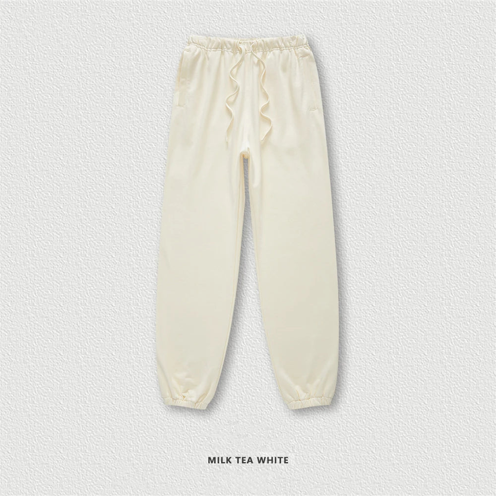 ZODF New Men Heavy Weight 440gsm Solid Sweatpants Unisex Loose Basic Casual Comfortable Sport Pants Joggers Streetwears HY0628