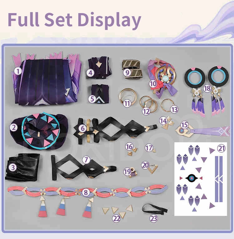 Citlali Cosplay Costume Game Genshin Impact DokiDoki-R Natlan Women Dress Citlali Headwear Cosplay Costume Halloween