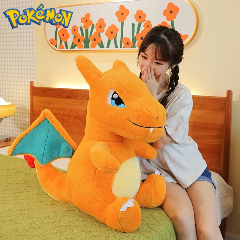 35/45/65CM Pokémon Plush Toy Charizard Plushies Cartoon Anime Stuffed Kawaii Ornamen Comfortable Soft Doll Children Toy Gift