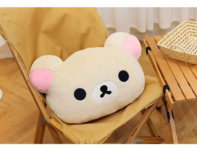 75CM Big Size Rilakkuma Kawaii Cartoon Anime Plush Stuffed Doll Room Decoration Plushies Pillow Cute Peluche Ornaments Gifts