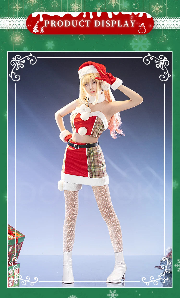 IN STOCK Kitagawa Marin Cosplay Costume Anime【S-3XL】DokiDoki-R Women Sexy Dress Christmas Cosplay Hat Plus Size