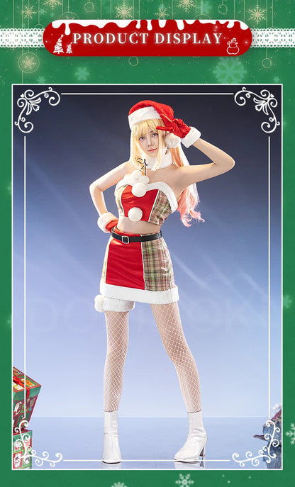 IN STOCK Kitagawa Marin Cosplay Costume Anime【S-3XL】DokiDoki-R Women Sexy Dress Christmas Cosplay Hat Plus Size