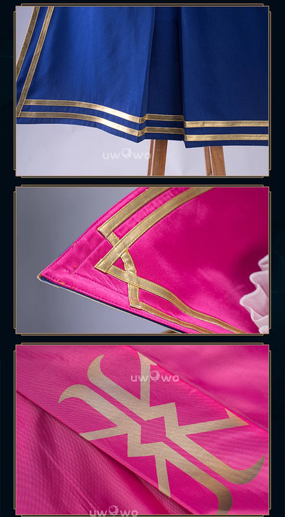 LAST BATCH UWOWO Caitlyn Cosplay Game LOL Caitlyn Arcane Commander Cosplay Costume With Cloak Hat Prop Halloween Costume