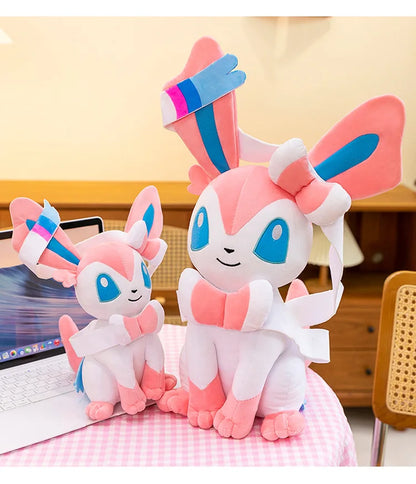 40/50/75CM Big Size Pokemon Sitting Sylveon Plushies Cartoon Anime Stuffed Comfortable Soft Doll Bolster Decorate Cushion Gift