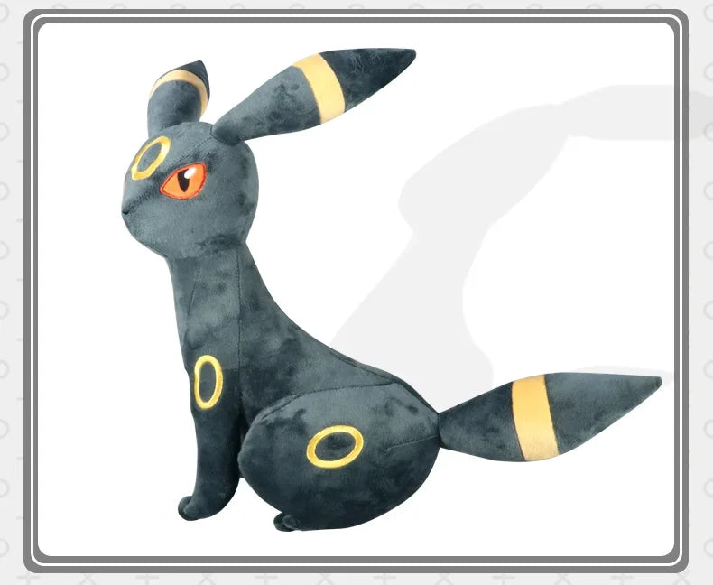 60CM Large Big Size Pokemon Cartoon Umbreon Plushies Kawaii Stuffed Animal Bolster Comfortable Soft Doll Children's Holiday Gift