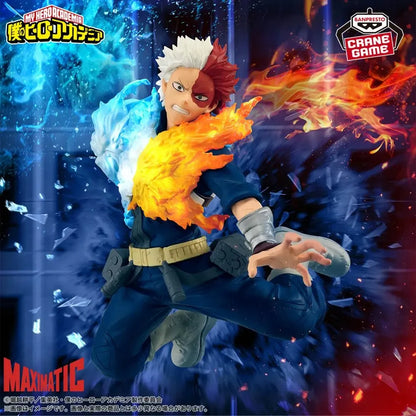Banpresto In Stock Original Maximatic My Hero Academia Midoriya Izuku Bakugou Katsuki Todoroki Shoto Figure Model Boxed Toy Gift