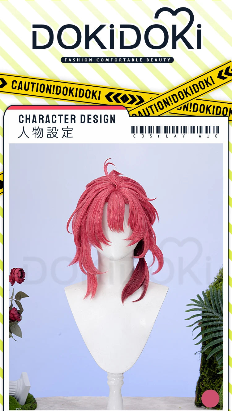IN STOCK Luuk Hcrsscn Galbrenr Zani Ciaccona Camellya Scar Danjin Youhu Wig Game Wuthering Waves DokiDoki Women Men Wig Free Cap