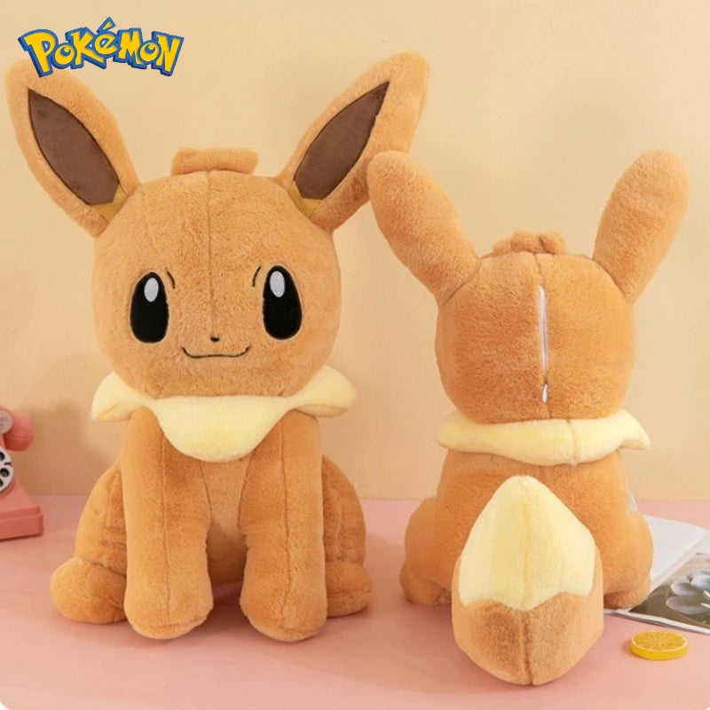 100CM Big Size Pokémon Eevee Plushies Cartoon Anime Peluche Kawaii Comfortable Soft Doll Pillow Cushion Children's Toys Gift
