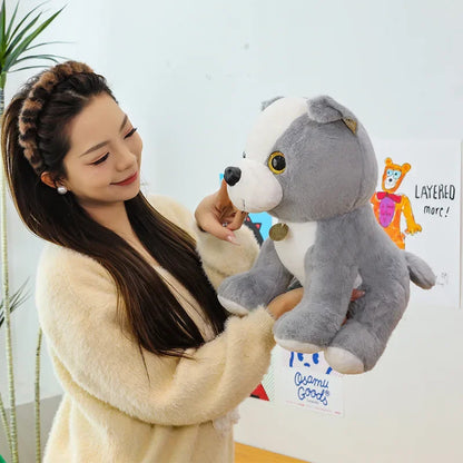 New 3 Colors 20-35cm Bulldog Plush Stuffed Puppy Doll Cute Puppy Plush Kawaii Animal Toy Children's Birthday Gift Doll Kids To