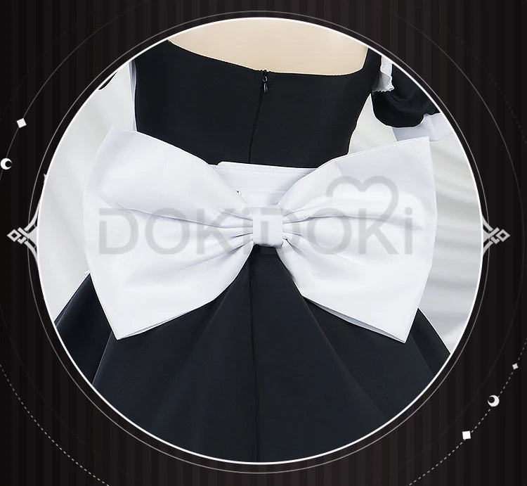 Gotou Hitori Cosplay Anime Bocchi the Rock! 【S-2XL】DokiDoki Cute Maid Uniform Dress Gotou Hitori Women Cosplay Costume Plus Size