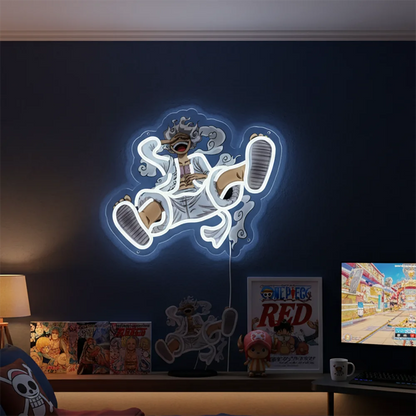 Custom Anime Pokemon Mewtwo Acrylic Neon LED Light Artwork for Home Festival Decor Party Bar Hotel Salon Business Shop,Etc.