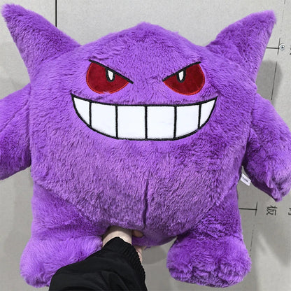 40/60cm Gengar Pokemon Large Plush Toys Anime Doll Cute Giant Pokémon Cute Cartoon Stuffed Plushie Pillow Gift for Children