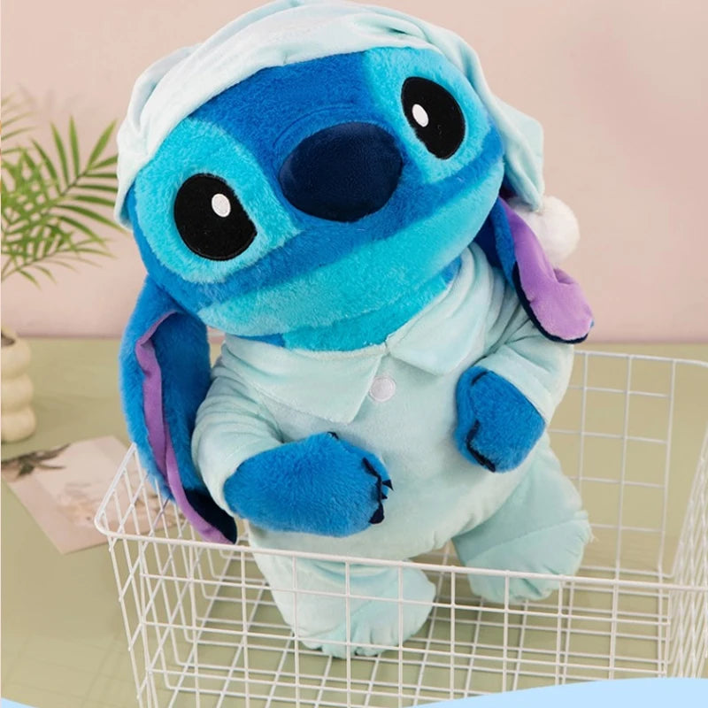 33/90cm Lilo and Stitch Plush Toy Disney Cartoon Anime Stuffed Kawaii Pajamas Pillow Stich Doll Plushie Kids Birthday Xmas Gifts
