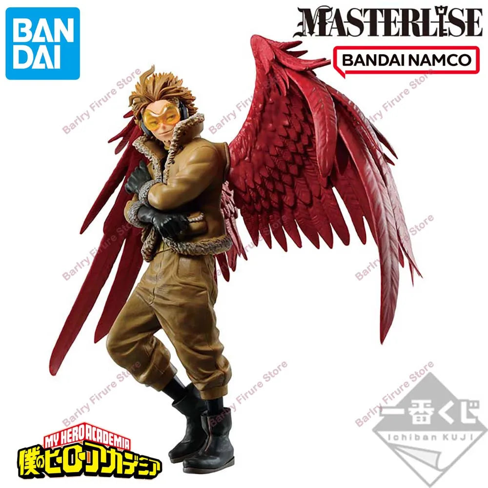 Bandai Ichiban Kuji My Hero Academia Hawks Midoriya Bakugou 24cm PVC Model