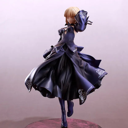 25cm Fate/Stay Night Saber Alter - Pvc Anime Figurine Formal Dress Version Swapable Stylish Room Decoration Desk Ornament Gift
