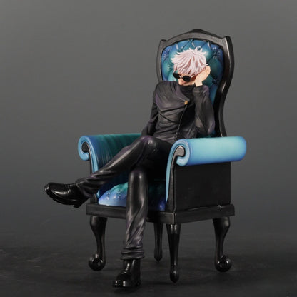 24cm Anime Jujutsu Kaisen PVC Action Figure Geto Suguru Gojo Satoru Statue Model Toy Gift