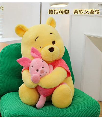 35/45/60cm Big Size Disney Winnie Anime Plush Stuffed Doll Room Decor Plushies Pillows Kawaii Ornaments Children's Holiday Gifts