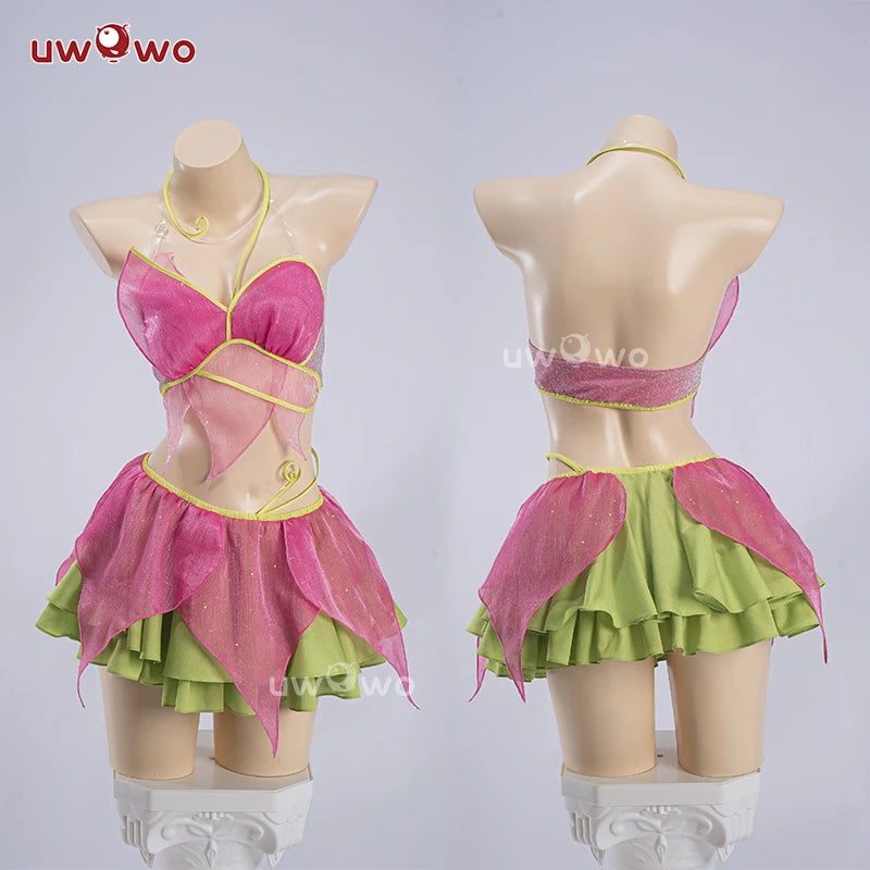 PRE SALE UWOWO Flora Cosplay Anime Flora S4 Fairy Club Transformation Cosplay Costume S-3XL Halloween Costume
