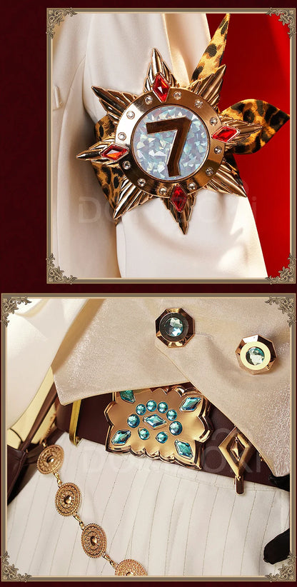 Norton Campbell Prospector Cosplay Costume Identity V DokiDoki-SR Men Uniform Norton Campbell Cosplay Hat