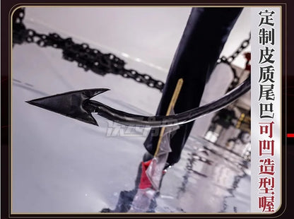 iCoser Wuthering Waves Zani Cosplay Costume Wig Uniform Headwear Tail Earrings Rinascita Halloween Party for Women Carnival Prop