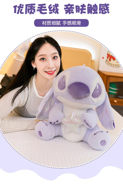 80CM Large Big Size Disney Stitch Cartoon Anime Plush Stuffed Doll Room Decoration Children Pillow Cute Peluche Ornaments Gifts