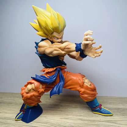 Dragon Ball Z Son Goku Anime Figure Battle Damage Shockwave Manga Statue Pvc Action Figurine Collectible Model Doll Toys Gift