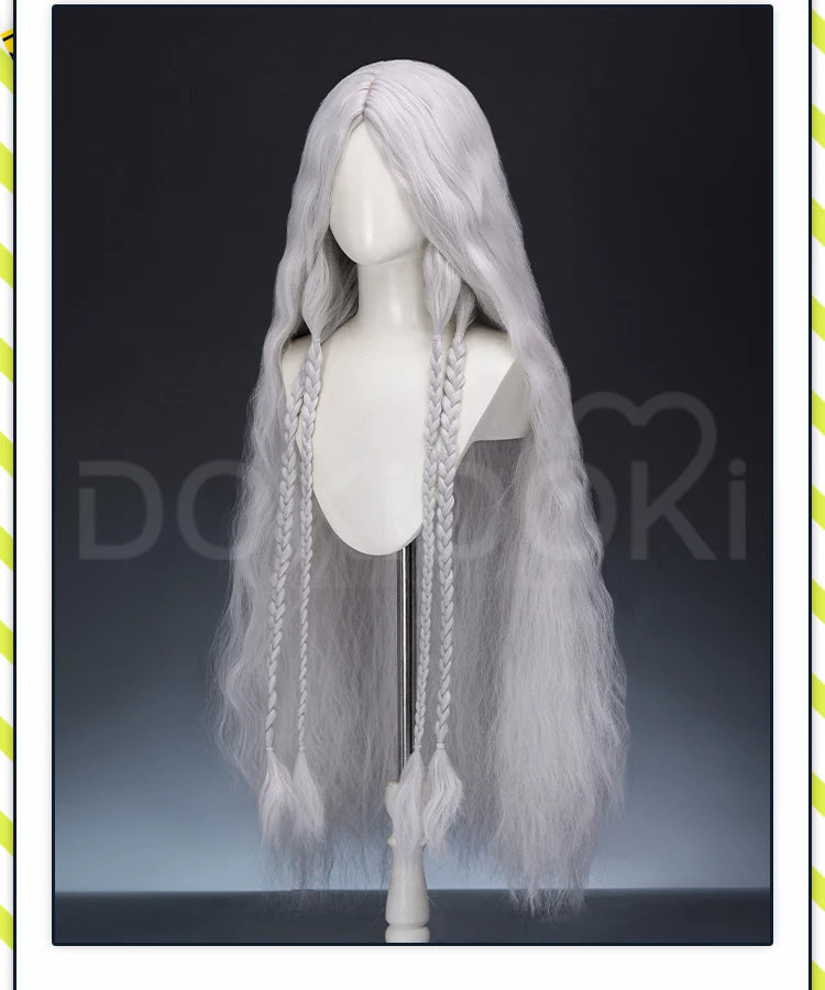 IN STOCK Reclusee Duchesss Revenantt Wig Game Cosplay Wig DokiDoki Women 60cm Long Curly Hair Reclusee Cosplay Free Wig Cap