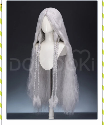 IN STOCK Reclusee Duchesss Revenantt Wig Game Cosplay Wig DokiDoki Women 60cm Long Curly Hair Reclusee Cosplay Free Wig Cap
