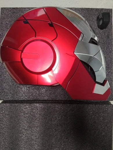 NEW Iron Man Helmet Mk5 Electric Voice Activated Control Wearable Mask 1:1 Automatic Opening Closing Model Figure Adult Toy Gift