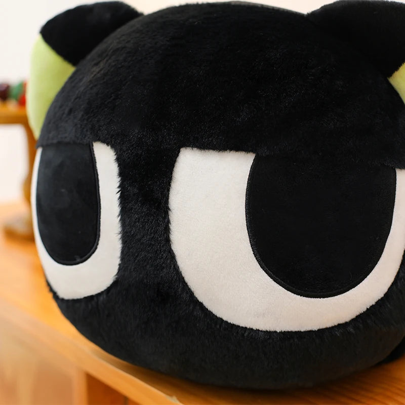 Official Anime The Legend of Luo 55cm Kawaii Xiao-Hei Xiao Hei Lovely Cat Doll Toy Plush Original Cartoon Cosplay Gift