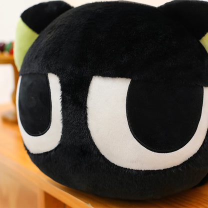 Official Anime The Legend of Luo 55cm Kawaii Xiao-Hei Xiao Hei Lovely Cat Doll Toy Plush Original Cartoon Cosplay Gift