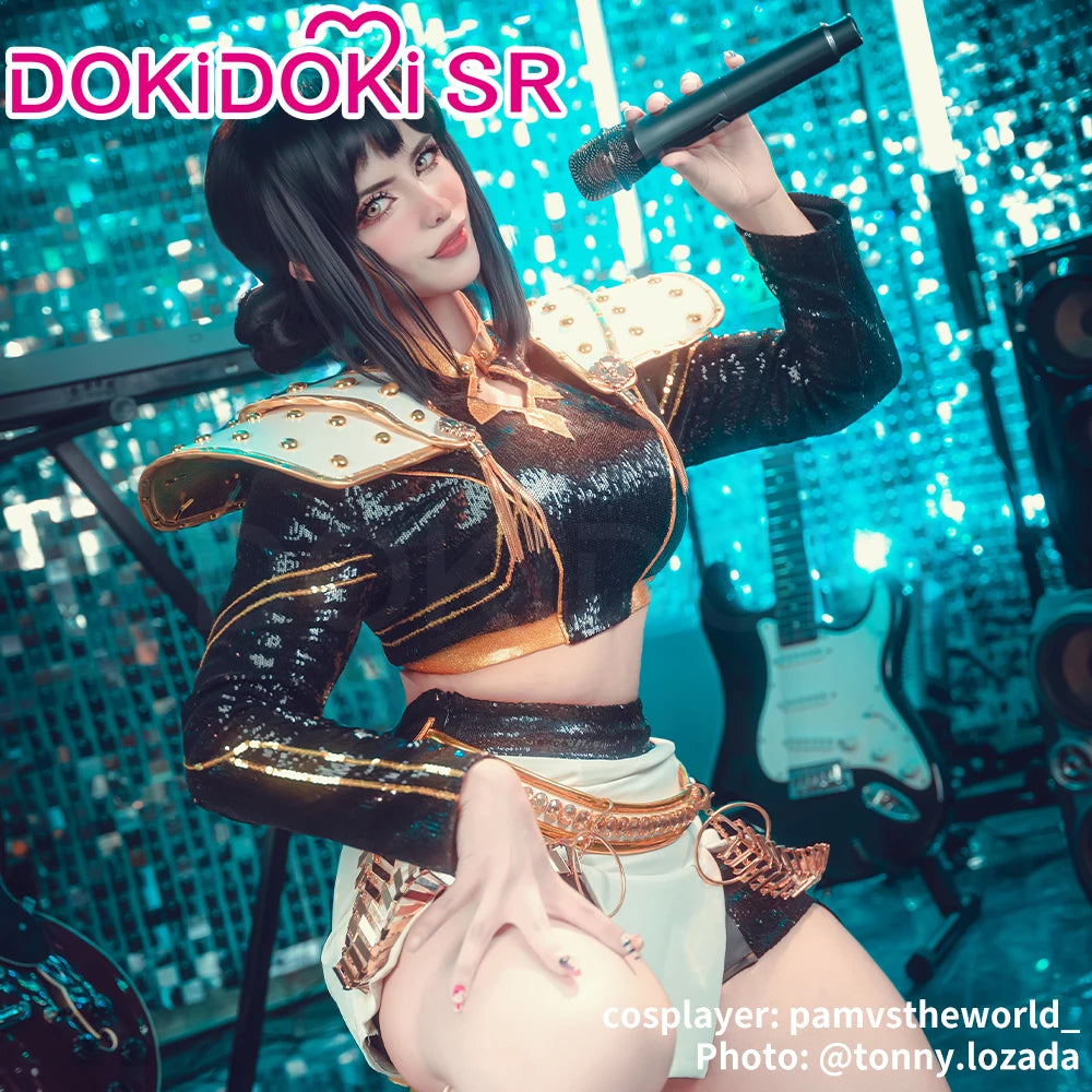 【Last Batch】IN STOCK Rumii Miraa Zoeyy Cosplay Costume【S-3XL】DokiDoki-SR Women Golden Costume Rumii Cosplay Suit Plus Size