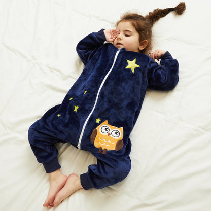 Baby Pajamas Newborn Boy Girl 6 to 9 12 18 24 Months Winter Pijamas One Pieced Warm Infantil Pijama Toddler Kids Blanket Sleeper