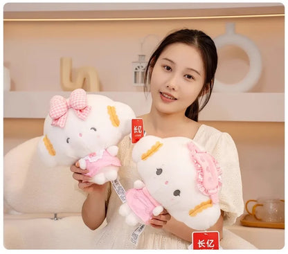 Genuine Sanrio New Kawaii Cute Cogimyun Kogimyun Plush Keychain Stuffed Plush Toy Small Pendant Keyring Birthday Gifts For Girls