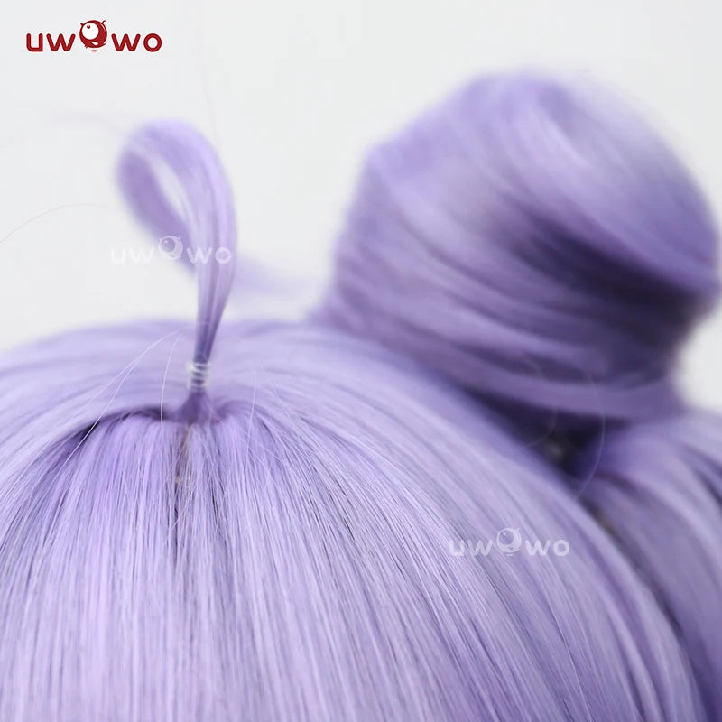 UWOWO Unicorn Wig Game Azurr Lanee Unicorn (Retrofit) Cosplay Wig Women Long Hair With Ponytail Purple Wig Hair