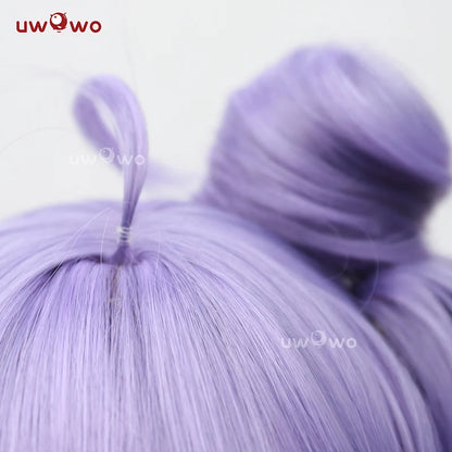 UWOWO Unicorn Wig Game Azurr Lanee Unicorn (Retrofit) Cosplay Wig Women Long Hair With Ponytail Purple Wig Hair