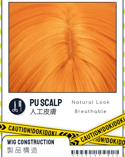 IN STOCK Rodion Ishmael Hong Lu Cosplay Wig Game DokiDoki Women Men 90cm Orange Black Long Hair Ishmael Cosplay Free Wig Cap