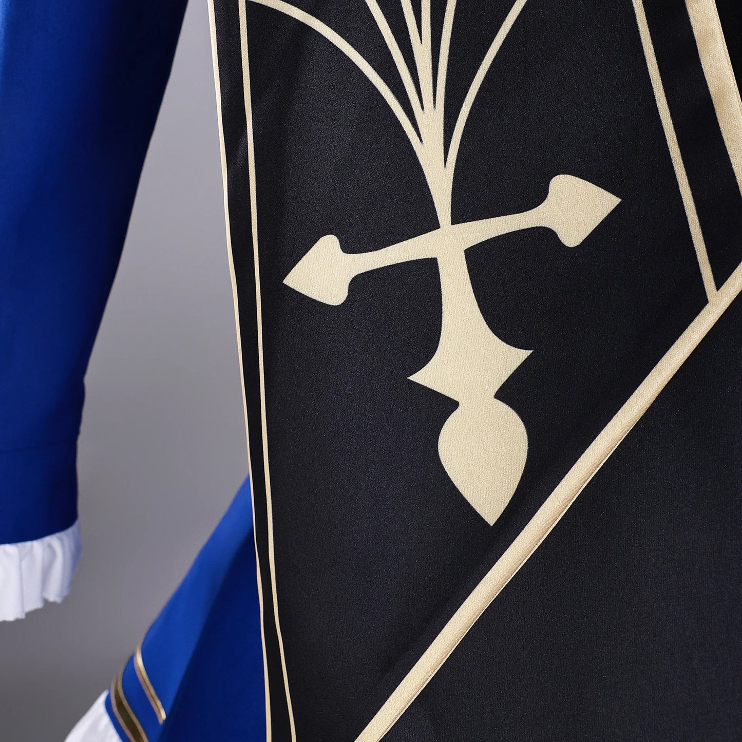 iCoser Honkai Star Rail Fate Saber Cosplay Costume Wig Blue Dress Uniform Outfit Halloween Party for Women Girls Carnival Props