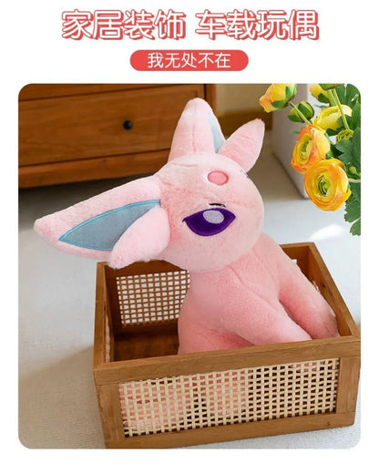 40/55/70cm Big Size Pokémon Espeon Plushies Kawaii Cartoon Anime Ornament Peluche Comfortable Soft Doll Children's Toy Gifts