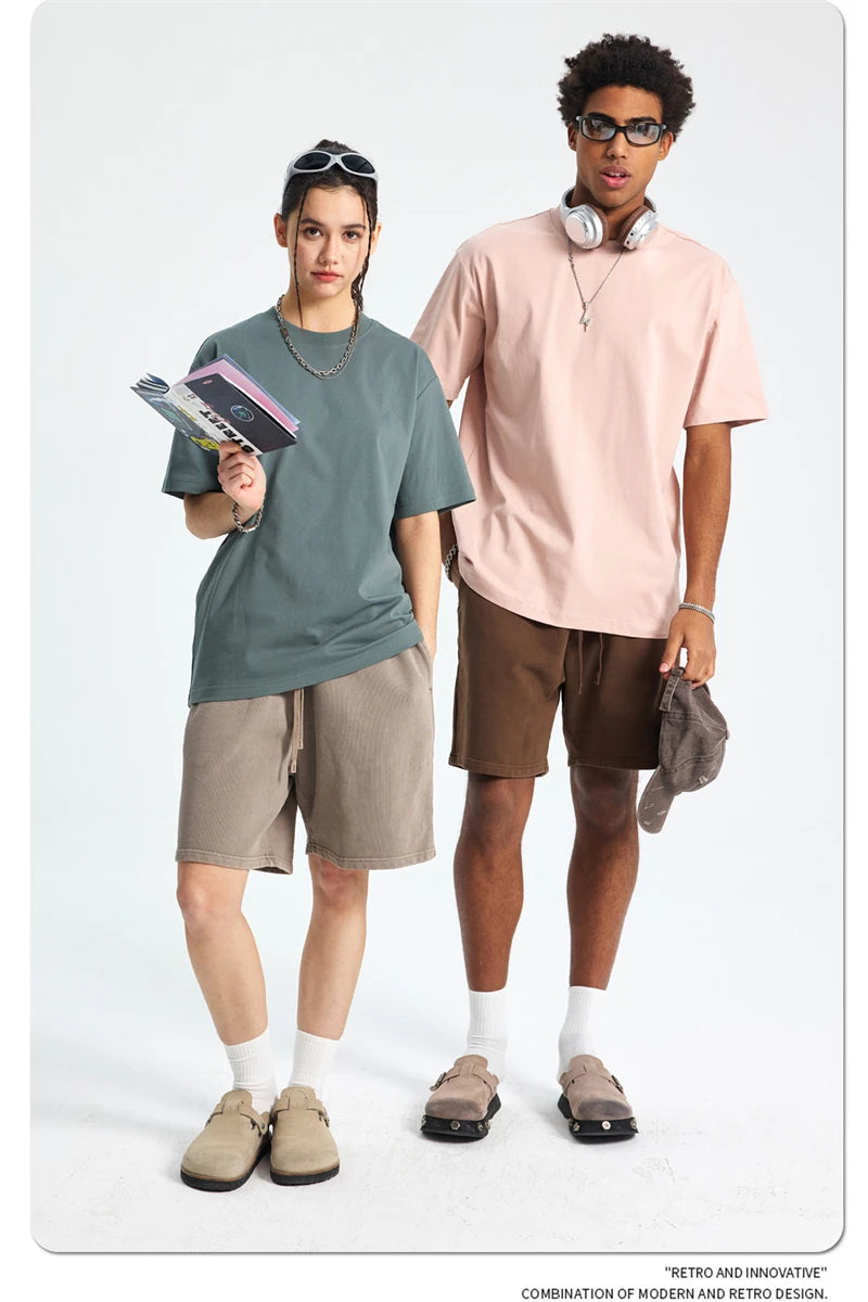 ZODF Fashion 2025 Summer Men Sorona T-Shirts Unisex Casual Cool Feeling Quick Dry O Neck 245gsm T Shirt Brand Tees HY1032