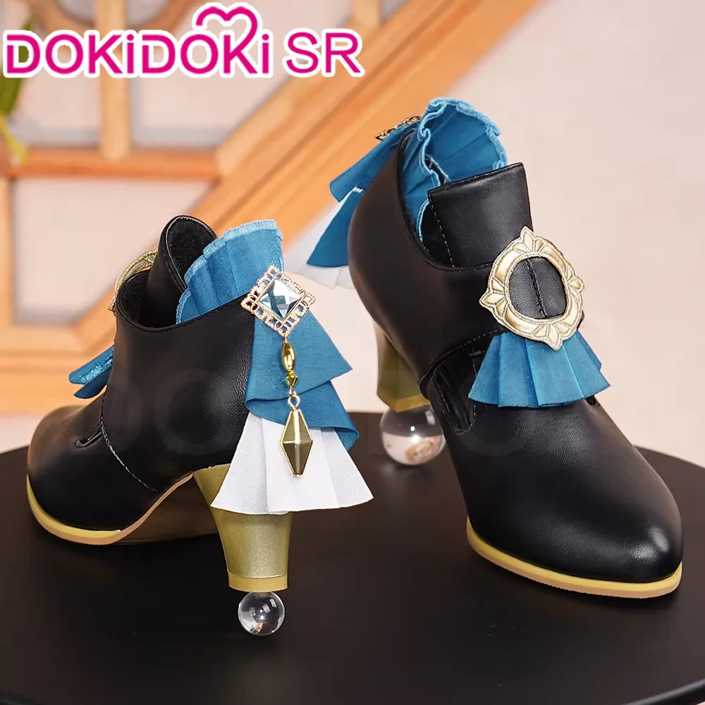 IN STOCK Chiori Kazuha Zhongli Kaeya Ningguang Furina Shoes Cosplay Game Genshin Impact Cosplay DokiDoki-SR Women Cosplay Shoes