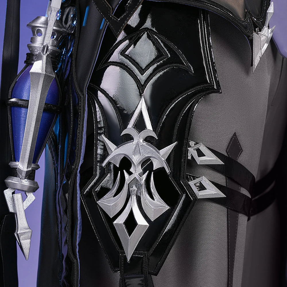 Genshin Impact Kyryll Chudomirovich Flins Cosplay Costume Wig Uniform Outfit Carnival Halloween Party for Women Men Role Play