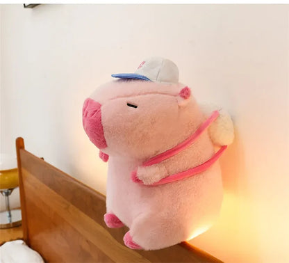 55cm Big Size Capybara Cartoon Anime Plush Stuffed Doll Room Plushies Pillow Kawaii Peluche Ornaments Children's Holiday Gifts
