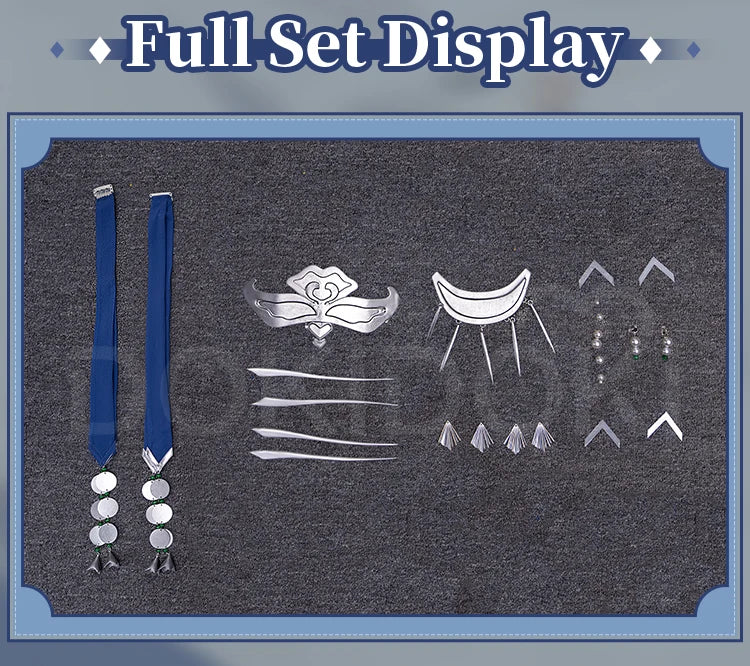 IN STOCK Jinshi Moon Fairy Cosplay Costume Anime The Apothecary Diaries【XS-4XL】DokiDoki-R Halloween Costume Jinshi Plus Size